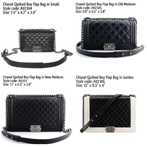 size of medium chanel boy bag|chanel boy bag with handle.